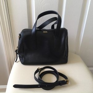 Fossil Sydney Satchel (Navy)